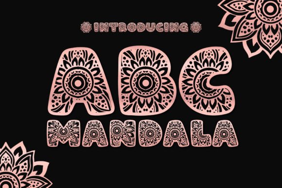Abc Mandala: A Decorative Font for Scroll-Stopping Brand Moments