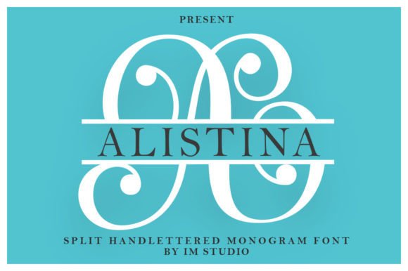 Alistina Monogram: A Decorative Typeface That Elevates Digital Branding