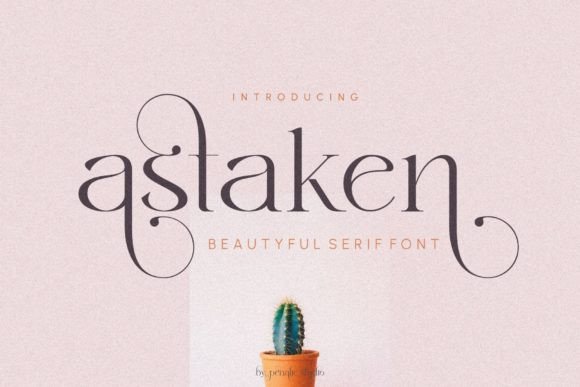 Astaken: A Refined Serif Font That Earns Its Place on the Brand Board