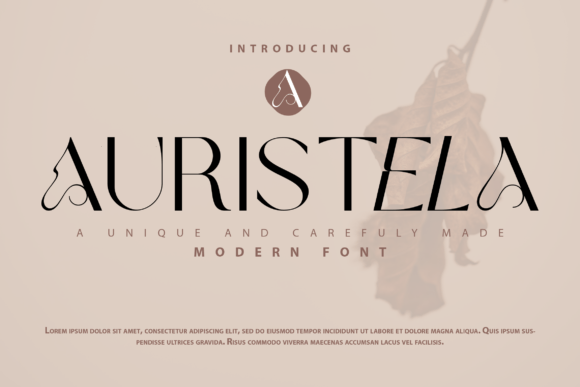 Auristela: A Modern Sans Serif Font for Clean Web Design
