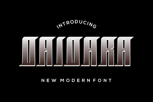 Daidara: A Modern Slab Serif Font for Digital Branding