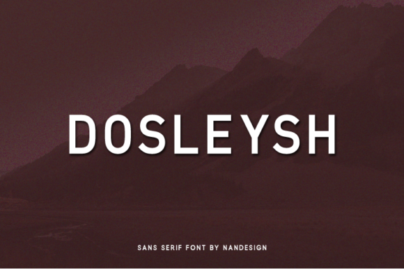 Dosleysh: A Clean Sans Serif Font for Real Business Branding