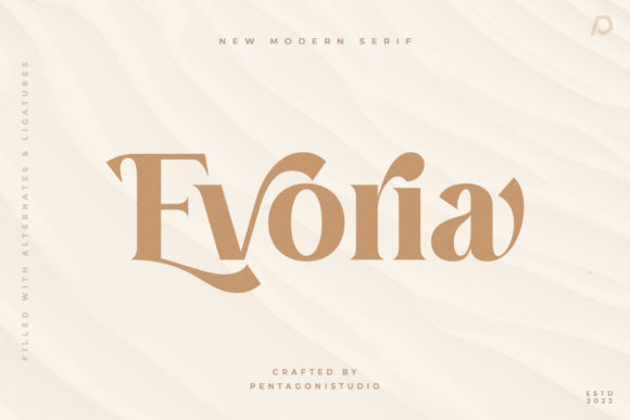 Evoria: A Bold Serif Font That Makes Your Headlines Stick