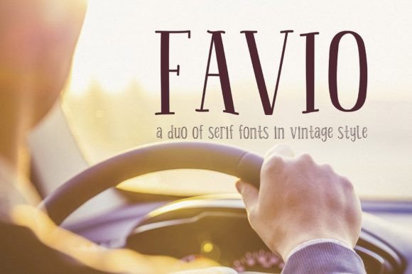 Favio Serif Font: Elegant & Playful for Handmade Labels & Printables