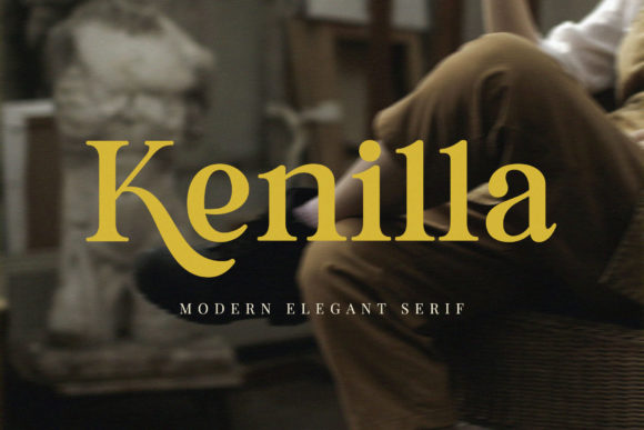 Kenilla: A Bold Serif Font That Makes Your Brand Instantly Memorable