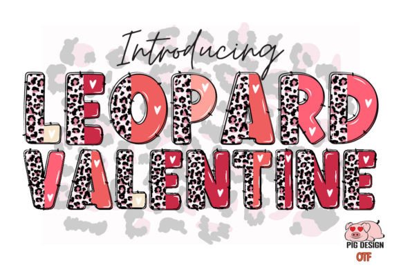 Leopard Valentine: A Playful Color Font for Digital Branding