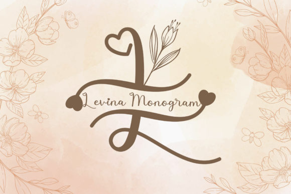 Levina Monogram Font: A Design Essential for Campaigns