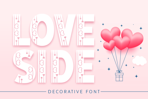 Love Side: A Romantic Display Font for Editorial Design