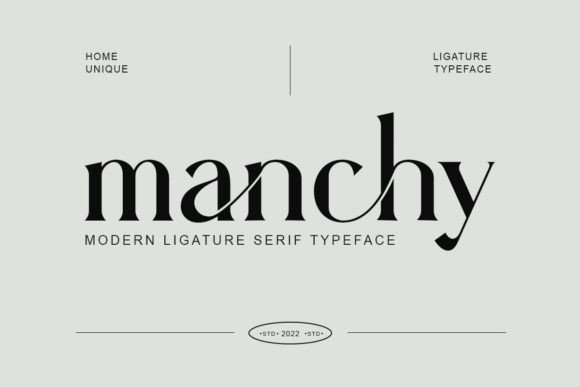 Manchy: A Luxurious Serif Font for Digital Branding