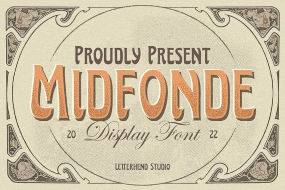 Midfonde: A Timeless Slab Serif for Handmade Labels & Invitations