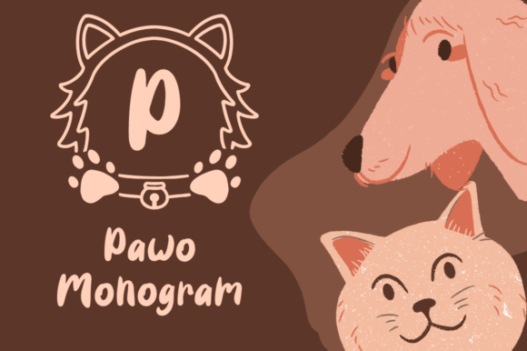 Pawo Monogram: A Playful Display Typeface for Digital Branding