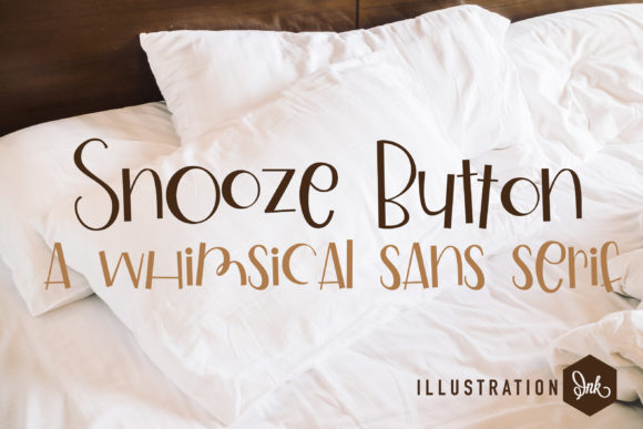 Snooze Button Font: A Chic Sans Serif for Small Business Branding