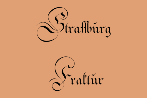 Strassburg Fraktur