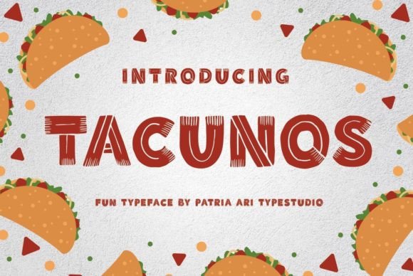 Tacunos: A Decorative Font for Authentic Digital Branding