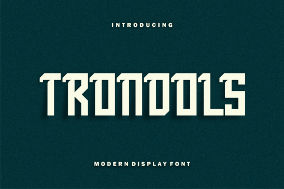 Trondols: A Bold Slab Serif for Editorial Impact